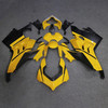 Ducati Panigale 20-21 V4 V4S & 21-22 V4SP & 19-22 V4R Matte Black Yellow Fairing Kit