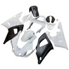 2000-2001 Yamaha YZF 1000 R1 Glossy Black White Fairing Kit