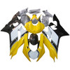 2017-2023 Yamaha YZF R6 White Yellow Black Fairing Kit