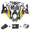 2017-2023 Yamaha YZF R6 Carbon Fiber Gold Black Fairing Kit
