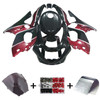 1996-2007 Yamaha YZF 600R Thundercat Black Dark Red Fairing Kit