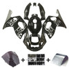 1996-2007 Yamaha YZF 600R Thundercat Glossy Black White Fairing Kit