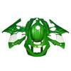 1996-2007 Yamaha YZF 600R Thundercat White Green Fairing Kit