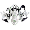 2019-2025 Ninja ZX-25R ZX-4R ZX-4RR Kawasaki White with Green Stripes Fairing Kit