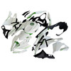 2019-2025 Ninja ZX-25R ZX-4R ZX-4RR Kawasaki White with Green Stripes Fairing Kit