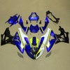 2009-2014 BMW S1000RR Black White Blue Fairing Kit