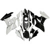 2015-2016 BMW S1000RR Glossy White & Caibon Fiber Patterns Fairing Kit