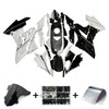 2015-2016 BMW S1000RR Glossy White & Caibon Fiber Patterns Fairing Kit