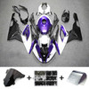 2017-2018 BMW S1000RR Carbon Fiber Pattern White Purple Fairing Kit 1