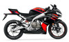 2024-2025 Aprilia RS 457 Black Red Fairing Kit