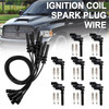 Dodge Ram 1500 2500 3500 5.7L V8 UF378 UF505 Ignition Coil+Spark Plug+Wire set 5C1409 E408 52-1758 Generic