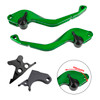 2022-2024 HONDA CRF1100L Africa Twin CNC Short Clutch Brake Lever Green Generic 2022-2024 HONDA CRF1100L Africa Twin CNC Short Clutch Brake Lever Green Generic