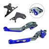 2022-2024 HONDA CRF1100L Africa Twin Adjustable Folding Extendable Racing Brake & Clutch Levers Blue T Generic
