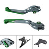 2022-2024 HONDA CRF1100L Africa Twin Adjustable Folding Extendable Racing Brake & Clutch Levers Green T Generic 2022-2024 HONDA CRF1100L Africa Twin Adjustable Folding Extendable Racing Brake & Clutch Levers Green T Generic