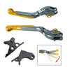 2022-2024 HONDA CRF1100L Africa Twin Adjustable Folding Extendable Racing Brake & Clutch Levers Gold T Generic 2022-2024 HONDA CRF1100L Africa Twin Adjustable Folding Extendable Racing Brake & Clutch Levers Gold T Generic