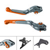2022-2024 HONDA CRF1100L Africa Twin Adjustable Folding Extendable Racing Brake & Clutch Levers Orange T Generic