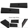 2PCS 2" Wide 4¡ãDegree Steel Leaf Spring Degree Shims Black