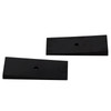 2PCS 2" Wide 4¡ãDegree Steel Leaf Spring Degree Shims Black