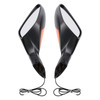 2012-2021 MV Agusta F3 675 800 Rosso Rear View Mirrors with Turn Signal Left and Right Black Generic