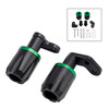 2024-2025 KAWASAKI ZX-6R ZX 6R Frame Crash Guard Sliders Bobbins Protection Green Generic