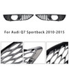 2010-2015 Audi Q7 Sportback 2PCS Front Bumper Fog Light Grill Lamp Cover Generic