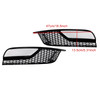 2013-2016 Audi A3 8V Sedan Front Fog Light Grill Covers Gloss Black Generic