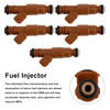 1998-2009 Volvo S60 S80 C70 XC90 2.4L 2.5L 5PCS Fuel Injector 0280155831 Generic