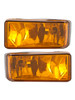 2007-2013 Chevy Silverado Pair Front Fog Light Lamps With Bulbs Yellow Lens Generic