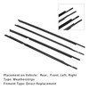 2006-2013 Toyota Yaris Hatchback 4PCS Door Glass Belt Outer Molding Weatherstrip Generic