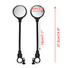 Rotatable Adjustable Wide Angle Rear View Bike Handlebar Mirror 2 Pack Rotatable Adjustable Wide Angle Rear View Bike Handlebar Mirror 2 Pack