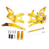 2021-2025 Honda CBR1000RR-R Fireblade SP Adjustable CNC Rider Rearsets Footrest Foot Rest Pegs Gold Generic