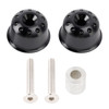 2017-2024 Bonneville T100 / T120 CNC Aluminum Handlebar End Weights Black Generic
