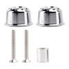 2017-2024 Bonneville T100 / T120 CNC Aluminum Handlebar End Weights Silver Generic