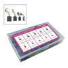 40Pcs 10 Sizes Electric Motor Carbon Brushes Replacement For Power Tool