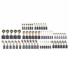 60Pcs 10 Sizes Electric Motor Carbon Brushes Replacement For Power Tool