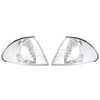 1998-2001 BMW 3 Series E46 Sedan Pair White Corner Side Light 63136902766 63136902765 White Generic