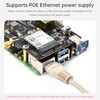 Raspberry Pi 5 PCIe to M.2 E Key with PoE Ethernet Power Supply Adapter Board Raspberry Pi 5 PCIe to M.2 E Key with PoE Ethernet Power Supply Adapter Board