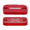 2015-2022 2023- Ducati Scrambler 800 CNC Front Brake and Clutch Fluid Tank Caps Red Generic