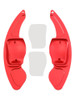 2016-2017 Skoda Octavia RS Steering Wheel Paddle Shifter Extension Aluminium Red Generic 2016-2017 Skoda Octavia RS Steering Wheel Paddle Shifter Extension Aluminium Red Generic