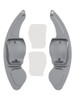 2009-2012 SEAT Leon Steering Wheel Paddle Shifter Extension Aluminium Grey Generic 2009-2012 SEAT Leon Steering Wheel Paddle Shifter Extension Aluminium Grey Generic