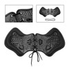 2Pcs Universal Heat Saddle Shield Deflector Blackb For Flhxs Glide Rider Fxdwg