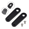 1993-2023 Electra Glides Road Glides Rear Floorboard Foot Peg Frame Plates Black Generic