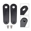 1993-2023 Electra Glides Road Glides Rear Floorboard Foot Peg Frame Plates Black Generic