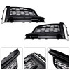 2018-2019 Audi A5 S-line S5 Cabriolet/ Coupe/ Sportback 1 Pair Front Fog Light Grille Black Generic