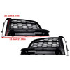 2018-2019 Audi A5 S-line S5 Cabriolet/ Coupe/ Sportback 1 Pair Front Fog Light Grille Black Generic