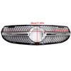 2020-2022 Mercedes-Benz GLC-Class X253 GLC250 GLC300 Diamond Front Bumper Grille Without Logo Generic