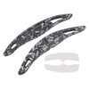 2015-2023 Porsche Cayenne Steering Wheel Paddle Shifter Extension Black Forged Pattern Generic