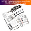 2005-2015 TOYOTA TACOMA 2.7L 2TRFE 2.7L Engine Rebuild Piston Gasket Timing Kit w/ Crankshaft Rods Generic