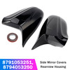 2007-2009 Lexus LS460 LS600h 2007-2009 Base Side Mirror Covers Rearview Housing Black Generic