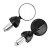 Pair Aluminum Mini Round Bar End Mirror For Vespa GT GTL GTS GTV 125 200 250 300